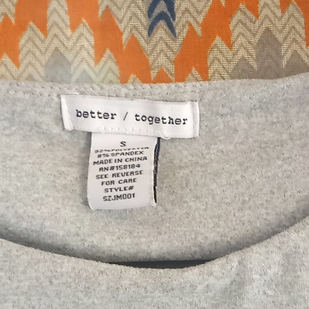 Stylish Light Gray Crop Top - Picture 3 of 3